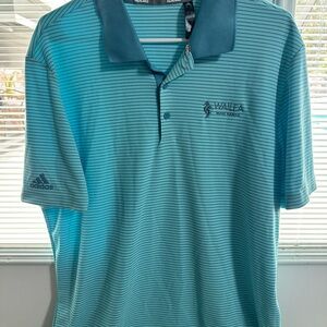 Adidas Blue Performance Polo Shirt